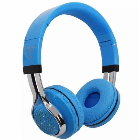 BLUETOOTH STEREO HEADPHONES STN-18(LIGHT BLUE)