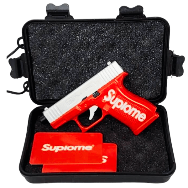 Lighters:Handgun Model Torch Colour Yellow