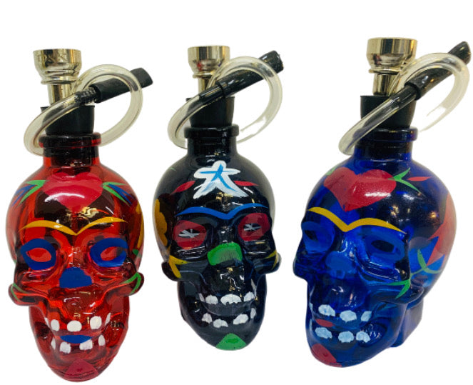 Skull Head Mini Hookah 6CT