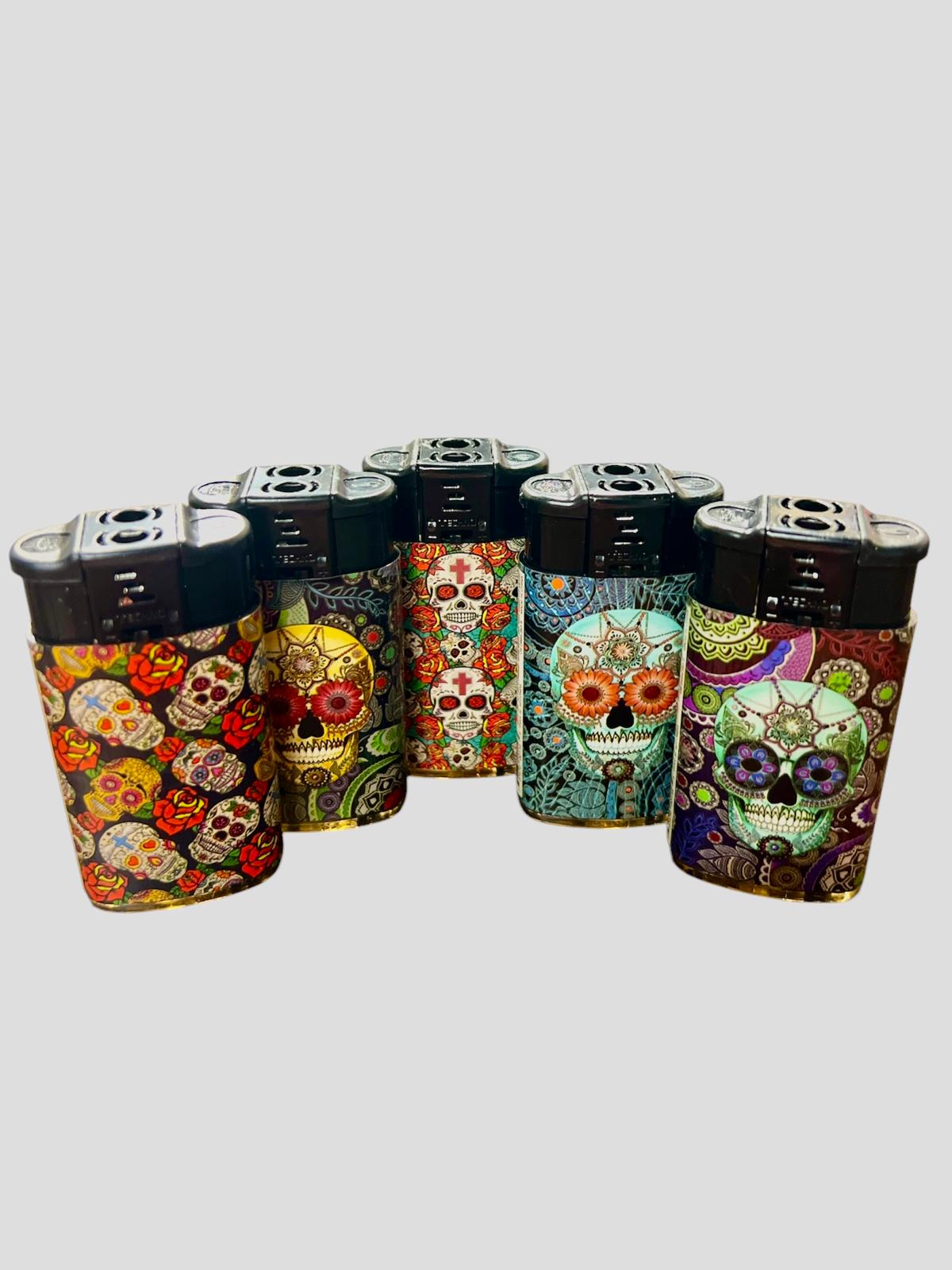 Skull Dual Flame Torch 25CT