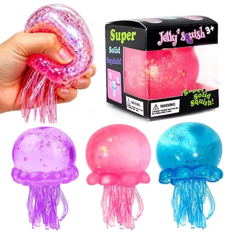 Trending Toy Squishy JellyFish SJ9 12CT