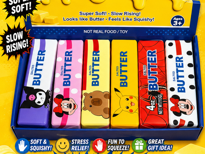 Trending Toy Squishy Butter SB18 12CT