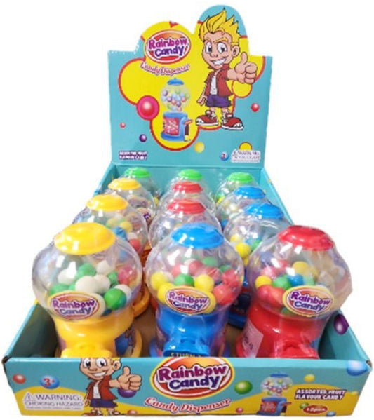 Sour City Rainbow Candy Dispenser 12ct