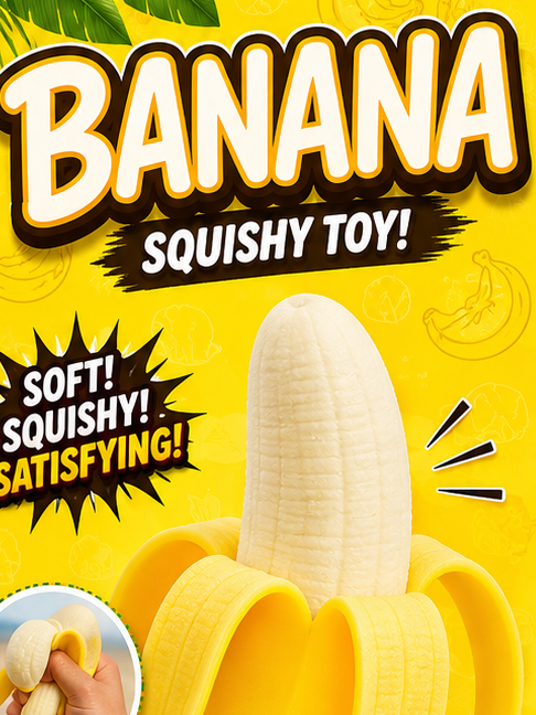 Trending Toy Squishy Banana SB12 12CT