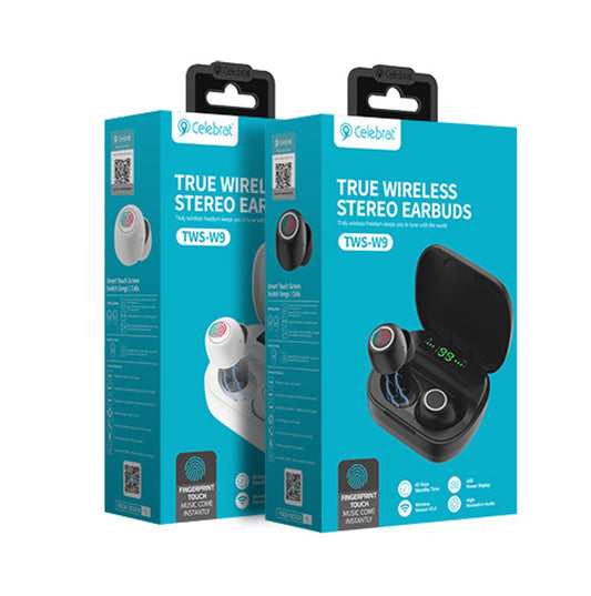 Bluetooth Headphone Stereo Headset TWS-W12 (BLACK)