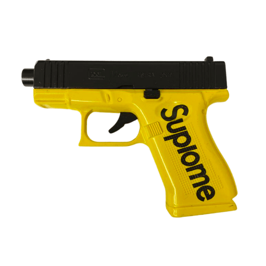 Lighters:Handgun Model Torch Colour Yellow