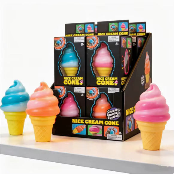 Trending Toy Squishy Cone SI3 12CT