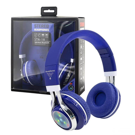 BLUETOoth STEREO HEADPHONES STN-18(BLUE)