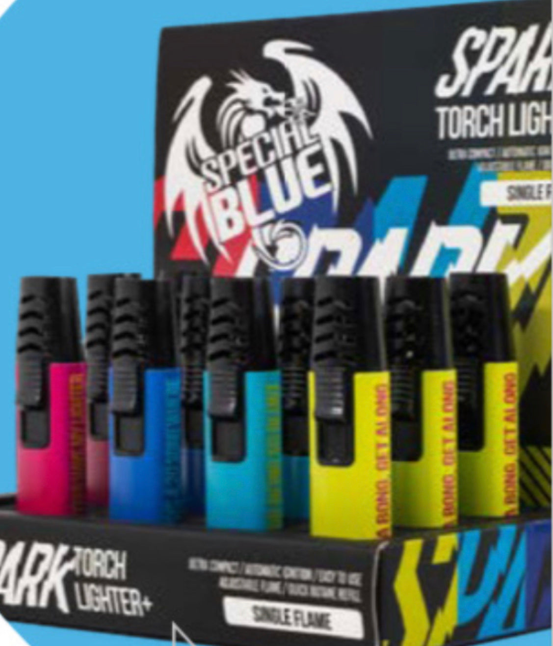 Lighters:Spark “Clouds” Torch TD112 12CT