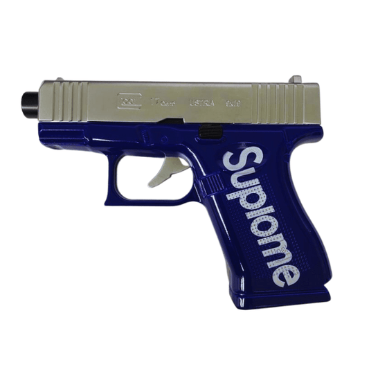 Lighters:Handgun Model Torch Colour Blue