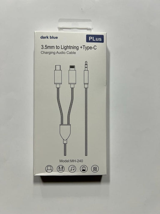 Cable Type C  Plus Iphone Plus Aux  MH42