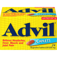 Advil Ibuprofen 200gm Caplets 24CT