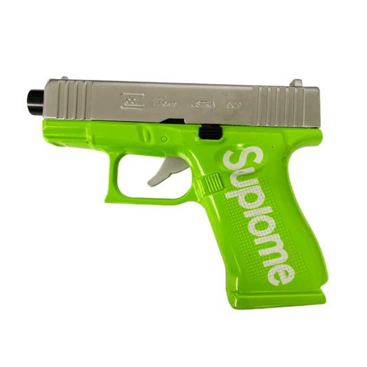 Lighters:Handgun Model Torch Colour Green
