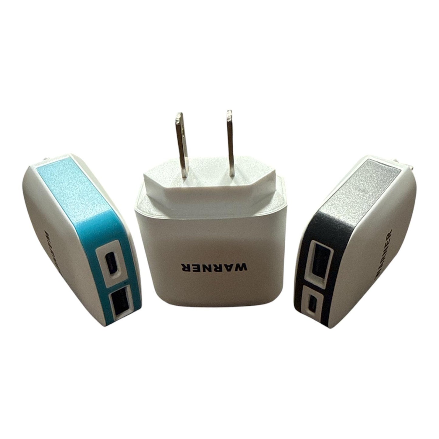 Fast Dual Wall Charger Usb + Type C 16CT W104