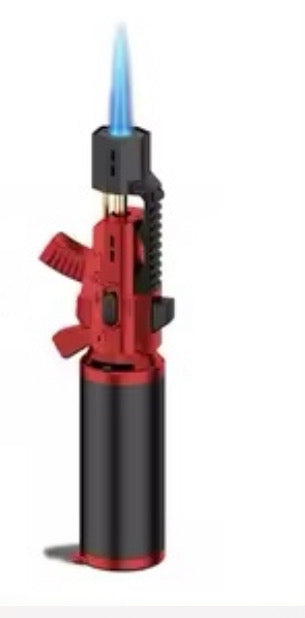 Lighter: Rifle torch lighter Colour Red