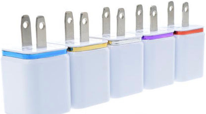 Cellphone Accessories:Dual Wall Charger Box PK 10CT WYM103
