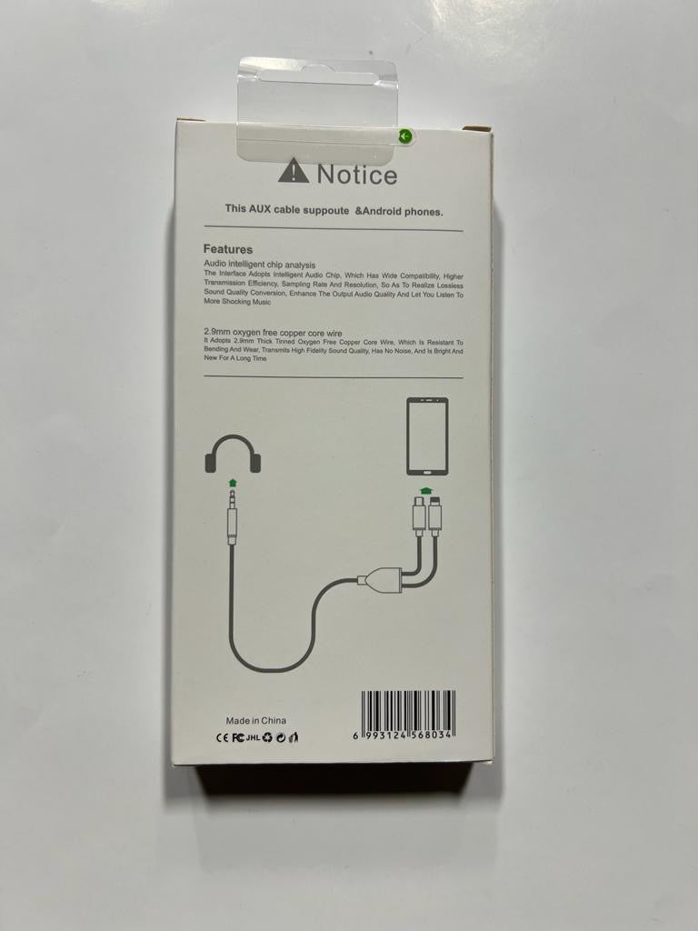 Cable Type C  Plus Iphone Plus Aux  MH42