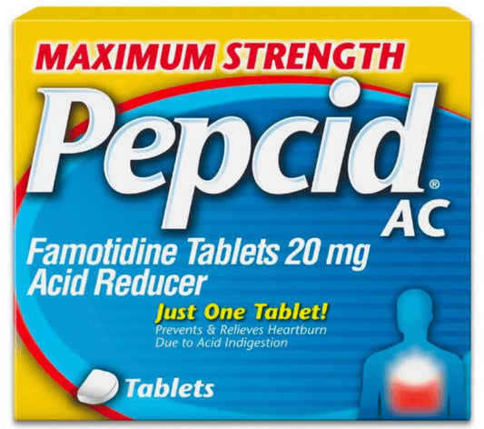 Maximum Strength PEPCID AC® Tablets with Famotidine 20MG 5CT