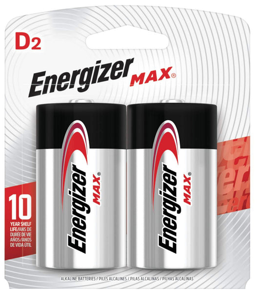 Energizer Max 2-pk D Batteries