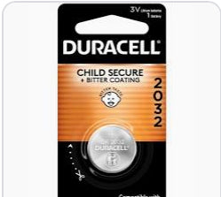 Duracell 2032 battery, CR2032 3v Lithium Coin Battery