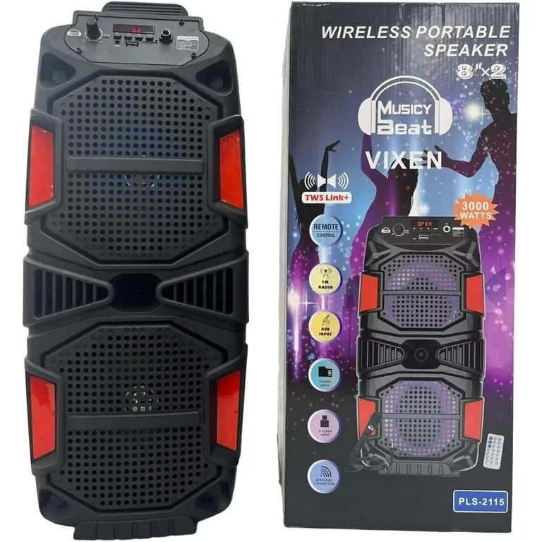 Speaker:Karaoke Portable Double Speaker SPLS2115