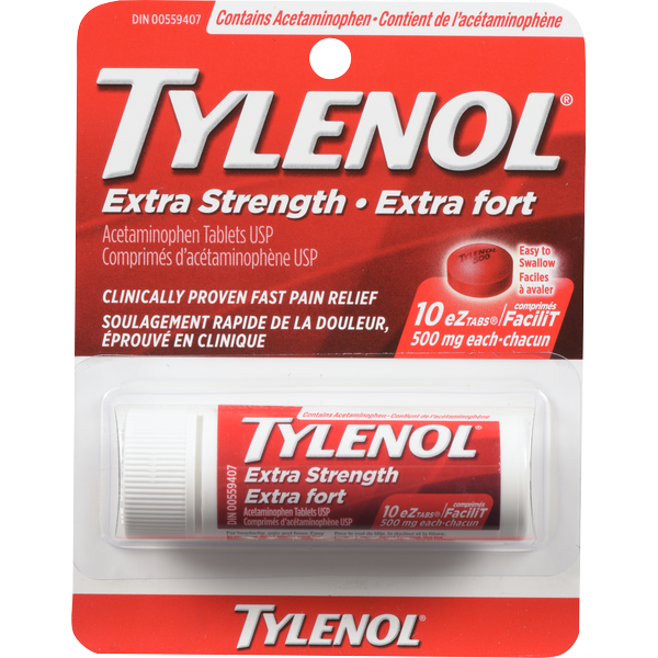 Tylenol Extra Strength Ez Tabs