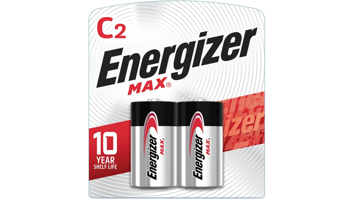 Energizer Max 2-pk C Alkaline Batteries