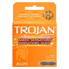 Trojan Naked Sensation Condom 3CT