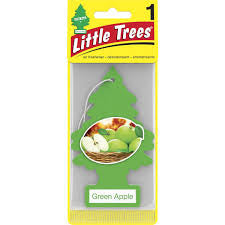 LITTLE TREES Air Fresheners Car Air Freshener. Green Apple