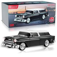 WS-1955 Nomad Deep Bass Car Bluetooth Speaker with TF USB FM AUX Handsfree TWS Selfie  Light (Black)
