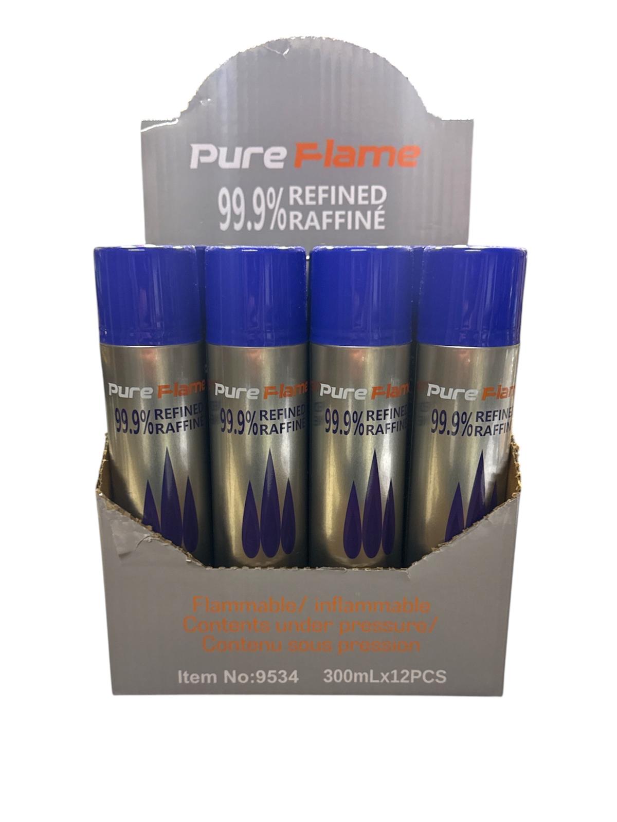 Pure Flame Pure Refined Butane 300ml Box of 12 Pieces