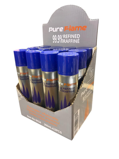 Pure Flame Pure Refined Butane 300ml Box of 12 Pieces
