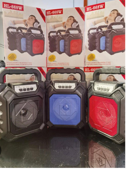 Speaker:Portable Speaker Colourful lights SP668W