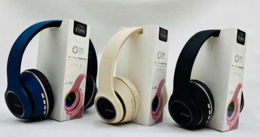 Bluetooth Headphone:Bluetooth Headphone Black A-190 BT108BK Z.P.M Stu